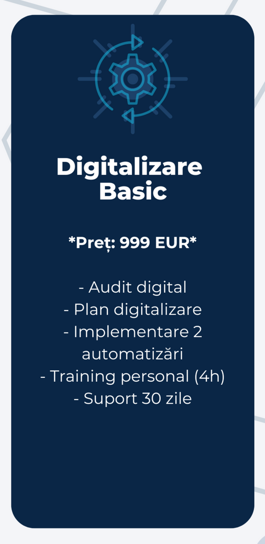 Consultanță și Automatizare Basic