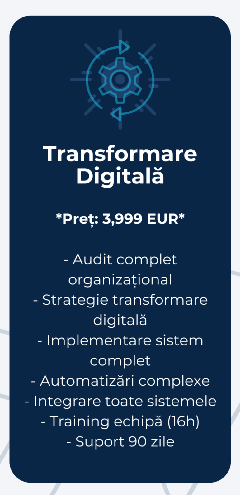 Consultanță și Automatizare Transformare Digitala